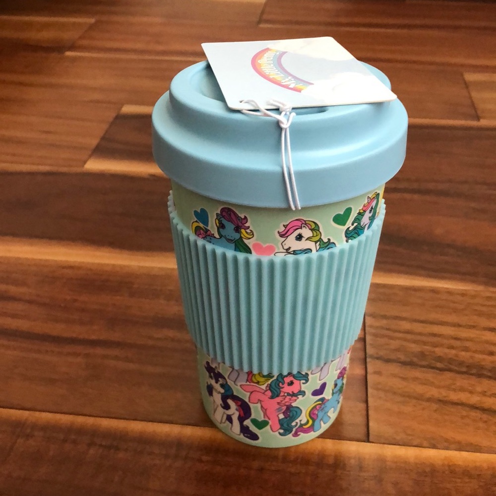 MY LITTLE PONY BAMBOO TRAVEL MUG NEW